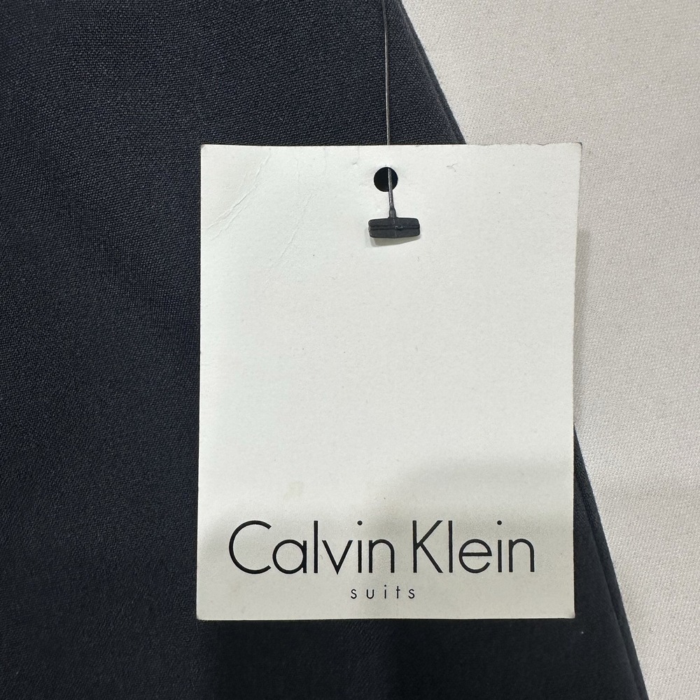 Calvin Klein Womens Navy Pencil Skirt Size 8 Knee Length Lined NWT - Picture 4 of 11